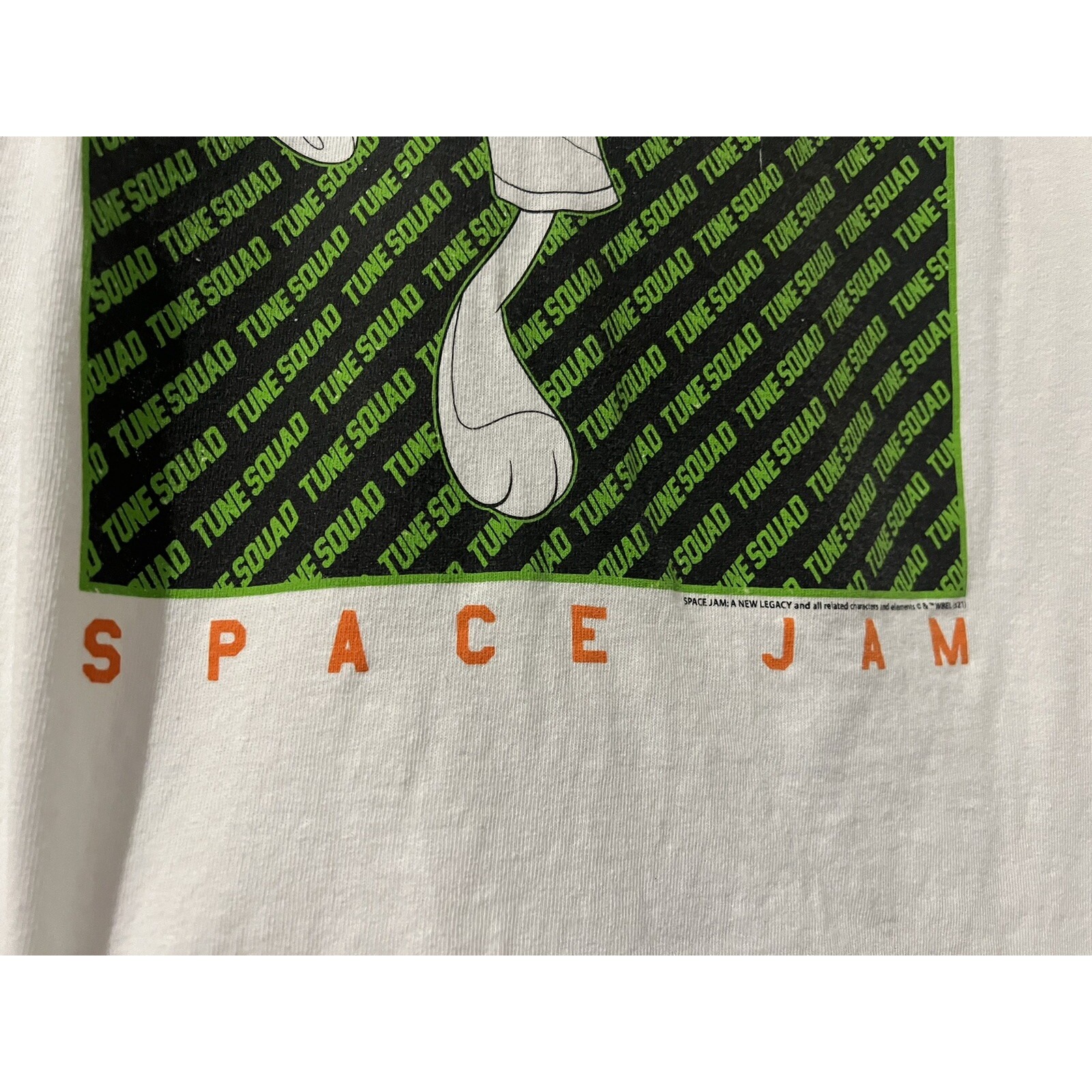 Space Jam A New Legacy Graphic T Shirt Bugs Bunny Tune Squad Unisex M Delta Tag — image 4 of 8